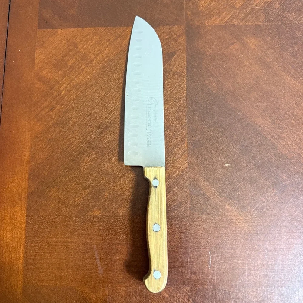 Tramontina Eco-Friendly High Carbon Stainless Steel Santoku Knife‎ 7